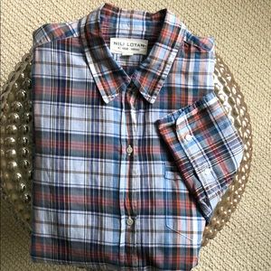 Nili Lotan Plaid Shirt